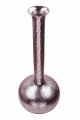Bodenvase "Khaleeci", 88 cm, Metall Alu, Farbe Silber
